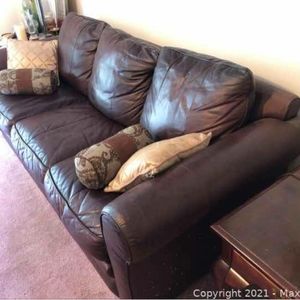 Leather couch